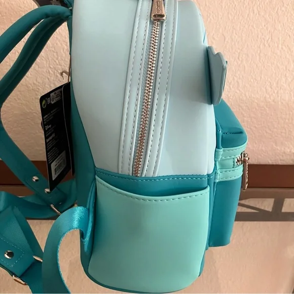 LOUNGEFLY X STAR WARS Glow In The Dark Yoda Force Ghost Mini Backpack NWT - Picture 14 of 16